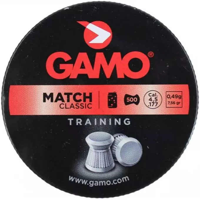 Пули пневматические GAMO Match 4,5мм (500шт) 10шт 6320034-IP Пули пневматические GAMO Match 4,5мм (500шт) 10шт 6320034-IP
